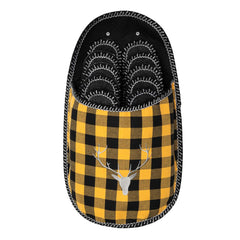 Gästepantoffeln aus Filz – 5 Paar Set mit rutschfester Silikonsohle