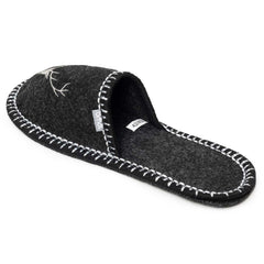 Gästepantoffeln aus Filz – 5 Paar Set mit rutschfester Silikonsohle