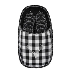 Gästepantoffeln aus Filz – 5 Paar Set mit rutschfester Silikonsohle