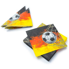 Fußball Fan Servietten Deutschland 33x33 20 Stück