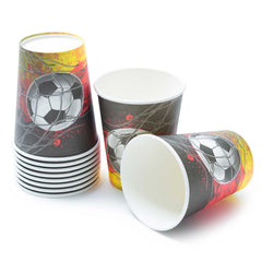 Fußball Fan Pappbecher 270ml 10 Stück