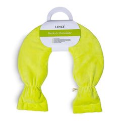 UMOI Nacken Wärmflasche 1.8 Liter mit kuschligem Supersoft Korean Fleece Bezug