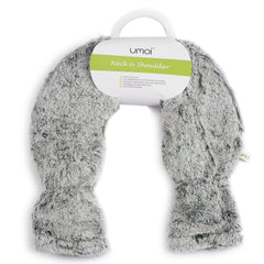 UMOI Nacken Wärmflasche 1.8 Liter mit kuschligem Kunstfell Bezug Mink