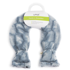 UMOI Nacken Wärmflasche 1.8 Liter mit kuschligem Fell Bezug