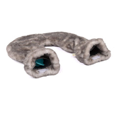 UMOI Nacken Wärmflasche 1.8 Liter mit kuschligem Rabbit Fell Bezug