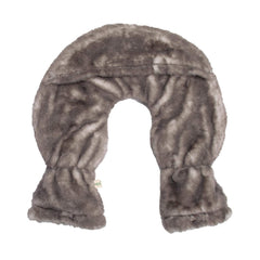 UMOI Nacken Wärmflasche 1.8 Liter mit kuschligem Rabbit Fell Bezug