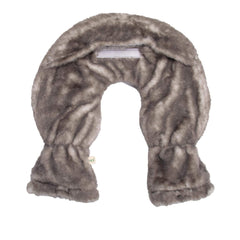 UMOI Nacken Wärmflasche 1.8 Liter mit kuschligem Rabbit Fell Bezug