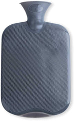 UMOI PVC Wärmflasche 1.8 Liter Strickbezug mit Sternen