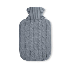 UMOI PVC Wärmflasche 2 Liter mit edlem Strickbezug