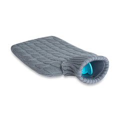 UMOI PVC Wärmflasche 2 Liter mit edlem Strickbezug