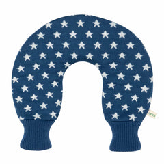 UMOI Nacken Wärmflasche 1.8 Liter mit kuschligem strickbezug mit Sternen