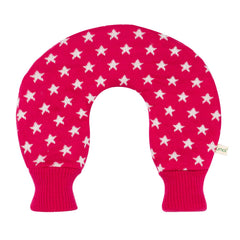 UMOI Nacken Wärmflasche 1.8 Liter mit kuschligem strickbezug mit Sternen