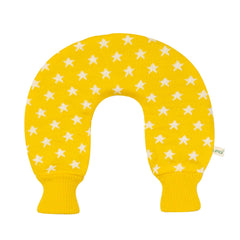 UMOI Nacken Wärmflasche 1.8 Liter mit kuschligem strickbezug mit Sternen