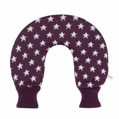 UMOI Nacken Wärmflasche 1.8 Liter mit kuschligem strickbezug mit Sternen