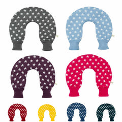 UMOI Nacken Wärmflasche 1.8 Liter mit kuschligem strickbezug mit Sternen