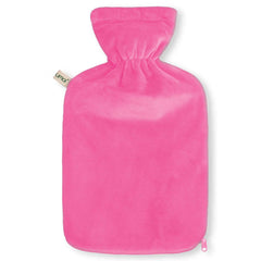 Öko Naturgummi Wärmflasche 1.8 Liter mit kuschligem Supersoft Korean Fleece Bezug