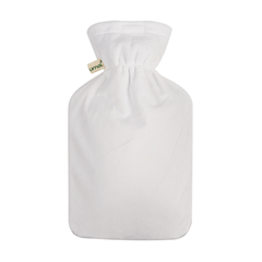 Öko Naturgummi Wärmflasche 1.8 Liter mit kuschligem Supersoft Korean Fleece Bezug