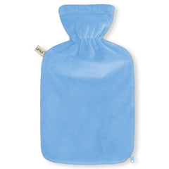 Öko Naturgummi Wärmflasche 1.8 Liter mit kuschligem Supersoft Korean Fleece Bezug