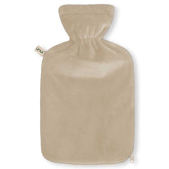 Öko Naturgummi Wärmflasche 1.8 Liter mit kuschligem Supersoft Korean Fleece Bezug