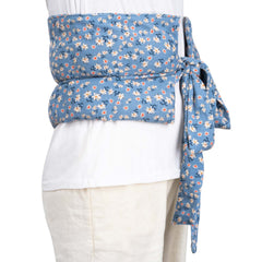 Weizenkissen mit Bändern Blumenmuster 900 Gramm Füllung