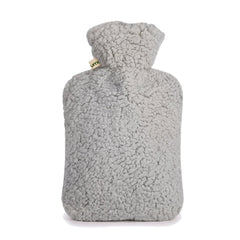 Wärmflasche mit Teddy-Plüschbezug, 1,8 l