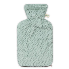 UMOI Naturgummi Wärmflasche 1.8 Liter softer Kunstfell Bezug