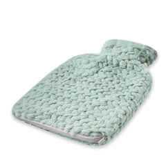 UMOI Naturgummi Wärmflasche 1.8 Liter softer Kunstfell Bezug