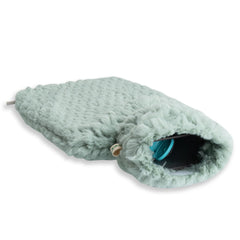 UMOI Naturgummi Wärmflasche 1.8 Liter softer Kunstfell Bezug