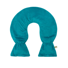 UMOI Nacken Wärmflasche 1.8 Liter mit kuschligem Supersoft Korean Fleece Bezug (Dunkelgrün)