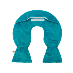 UMOI Nacken Wärmflasche 1.8 Liter mit kuschligem Supersoft Korean Fleece Bezug (Dunkelgrün)