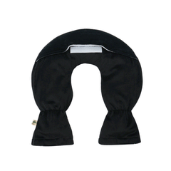 UMOI Nacken Wärmflasche 1.8 Liter mit kuschligem Supersoft Korean Fleece Bezug (Schwarz)