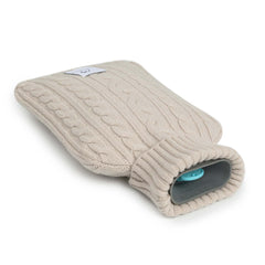 Öko 100% Kaschmir Wärmflasche Zopfmuster