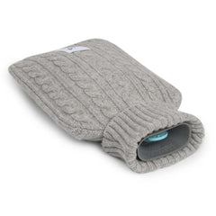 Öko 100% Kaschmir Wärmflasche Zopfmuster