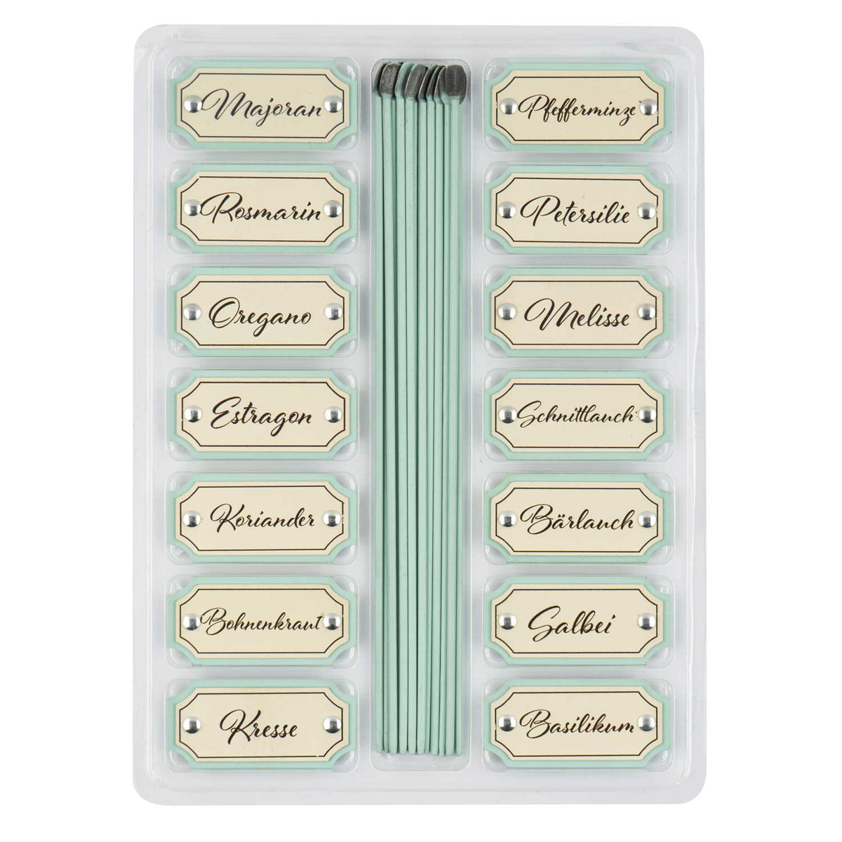 Kräuterstecker 14er Set mint