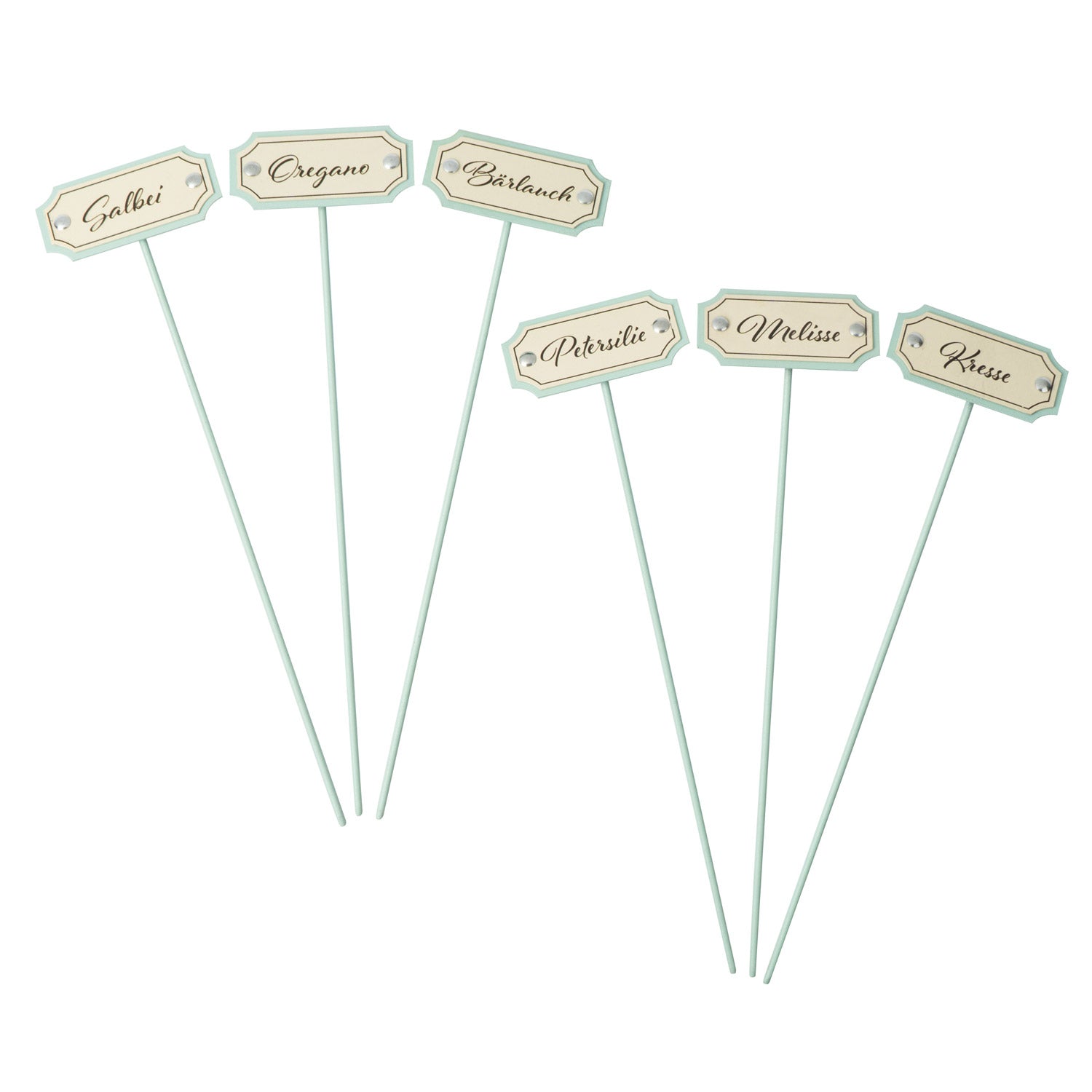 Kräuterstecker 14er Set mint