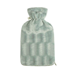 UMOI PVC Wärmflasche 1.8 Liter mit Fleece Bezug Eisblau