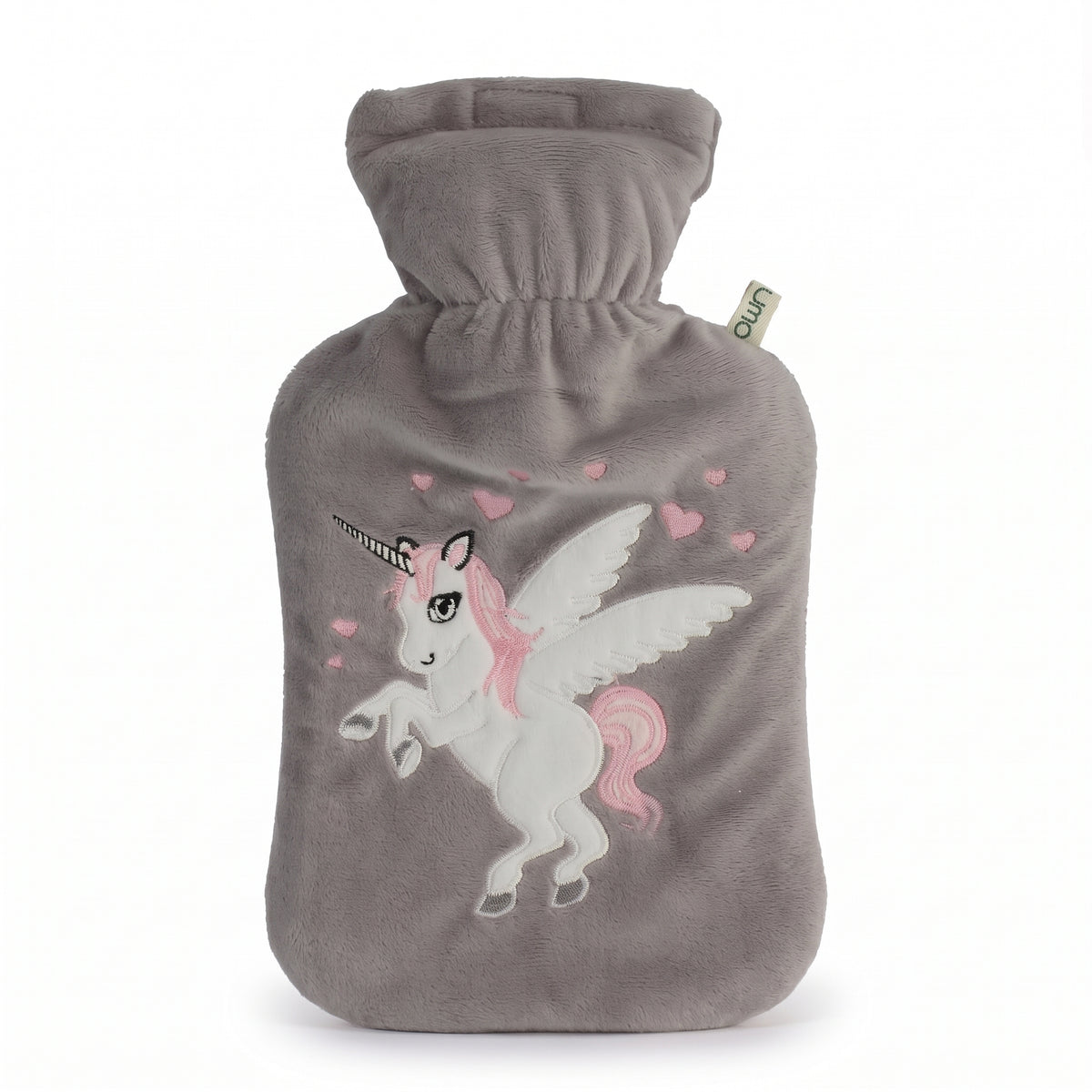 Kinderwärmflasche mit gesticktem Einhorn, 1 l