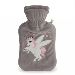 Kinderwärmflasche mit gesticktem Einhorn, 1 l