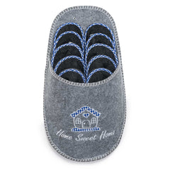 Gästepantoffeln aus Filz – 5 Paar Set Home Sweet Home