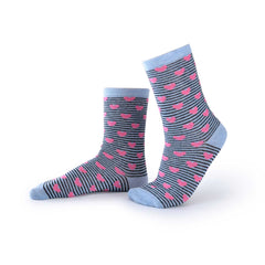 Lustiges Kinder Socken Set Panda & Herzchen 6 Paar