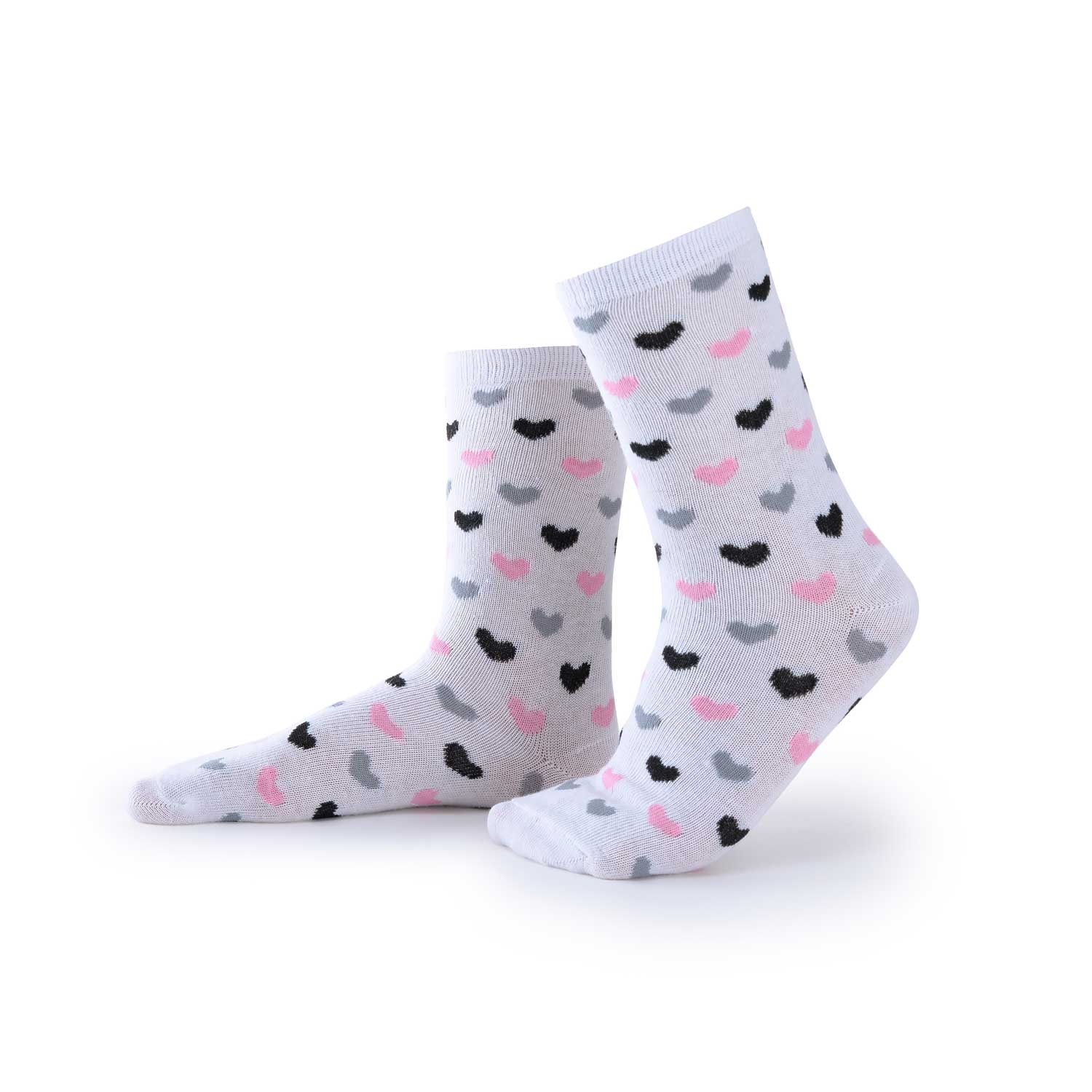 Lustiges Kinder Socken Set Panda & Herzchen 6 Paar