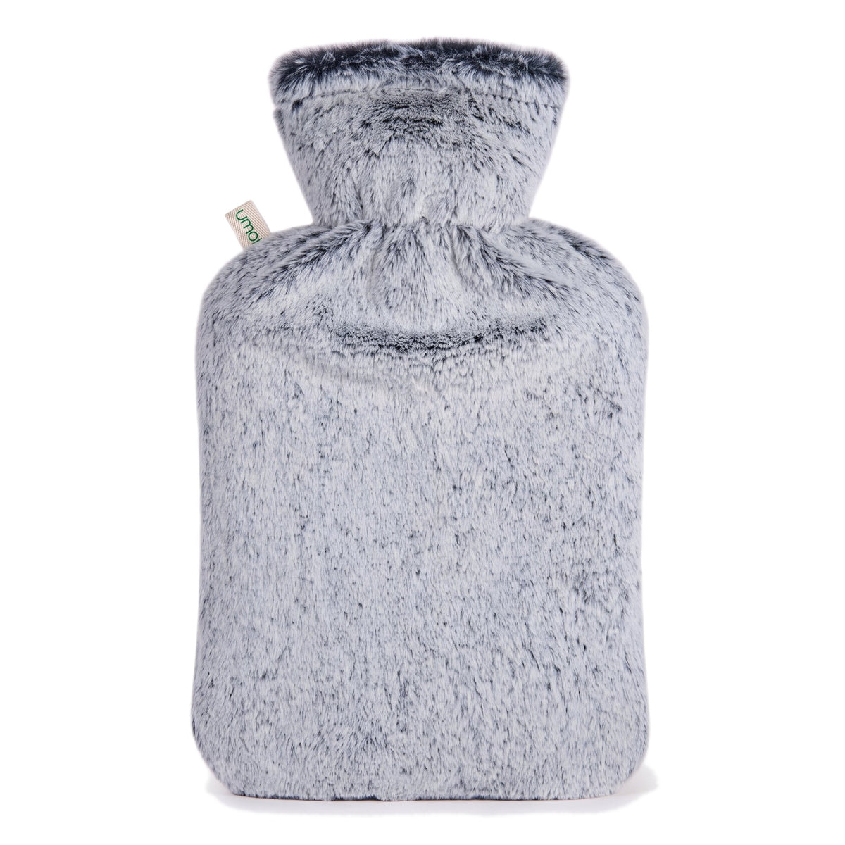 UMOI PVC Wärmflasche 1.8 Liter mit weichem Fellbezug