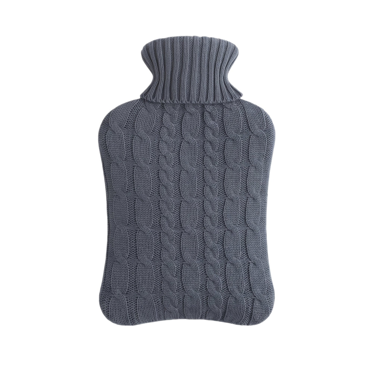 UMOI PVC Wärmflasche 2 Liter mit edlem Strickbezug