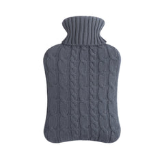 UMOI PVC Wärmflasche 2 Liter mit edlem Strickbezug