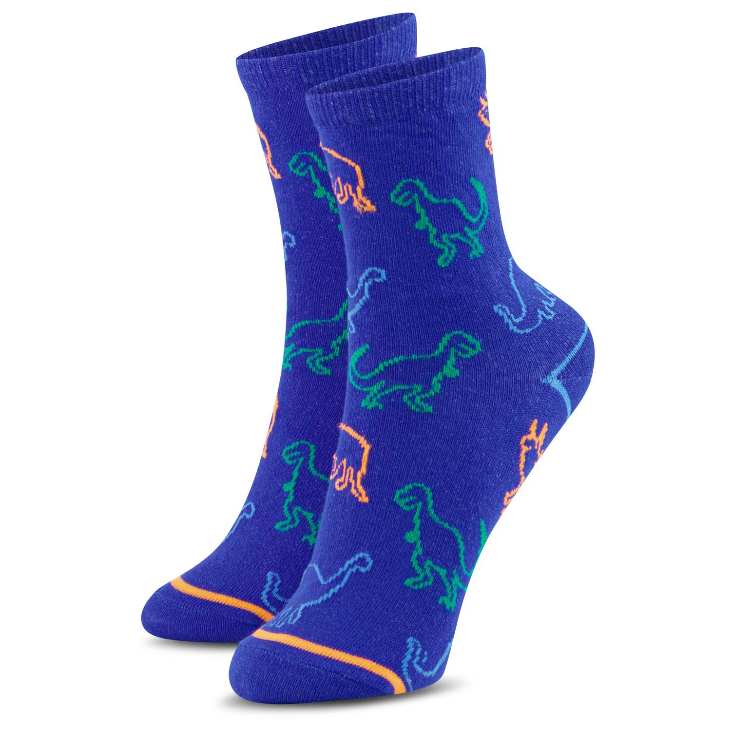 Lustiges Kinder Socken Set Dino Einfarbig