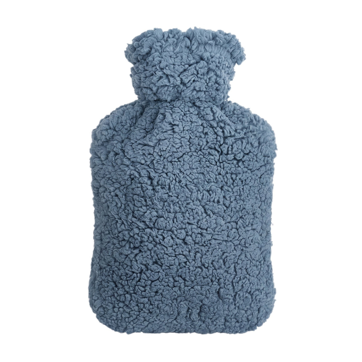 Wärmflasche mit Teddy-Plüschbezug, 1,8 l