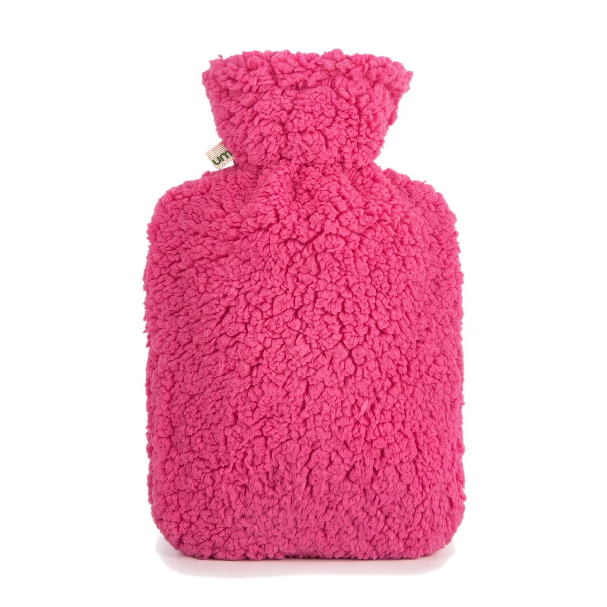 Wärmflasche mit Teddy-Plüschbezug, 1,8 l