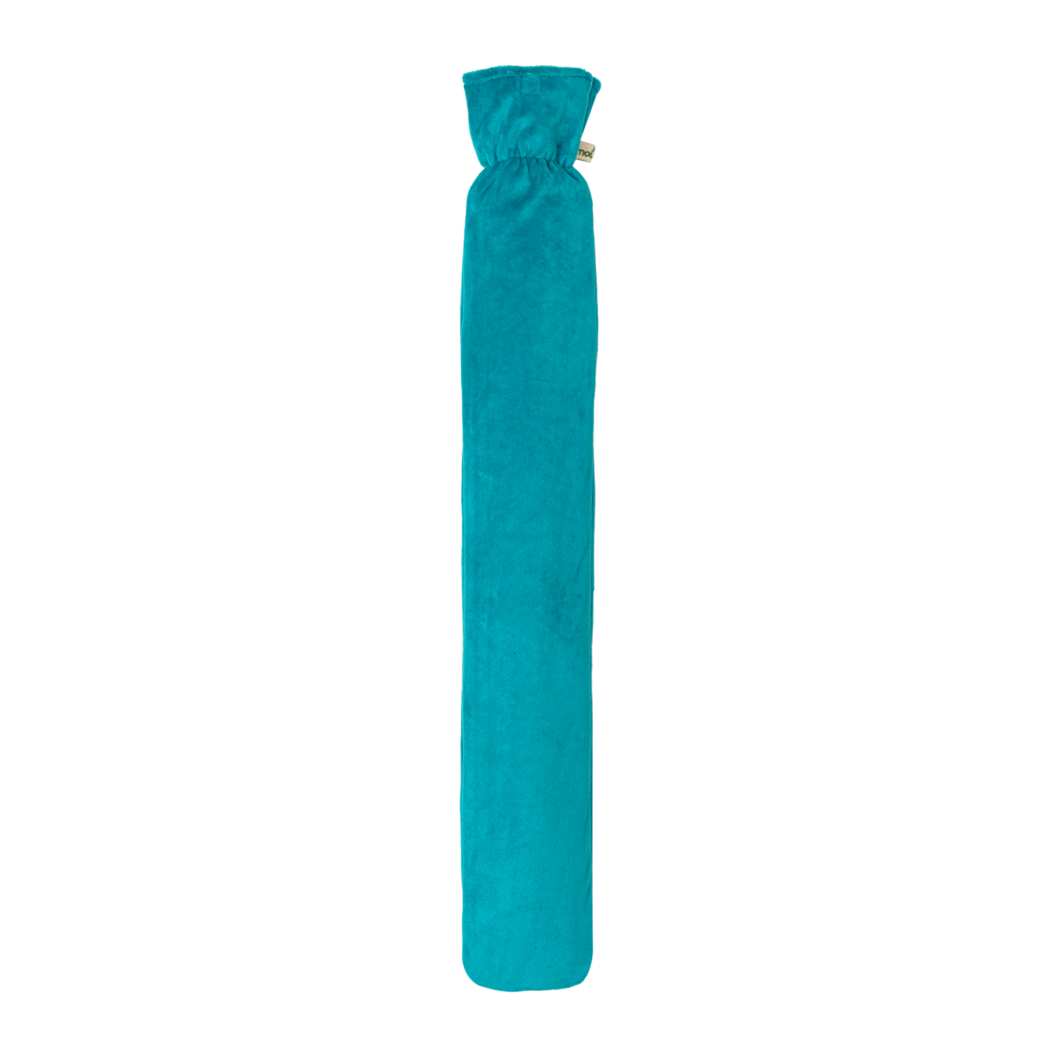 Öko Naturgummi Schlauchwärmflasche mit Fleece Bezug