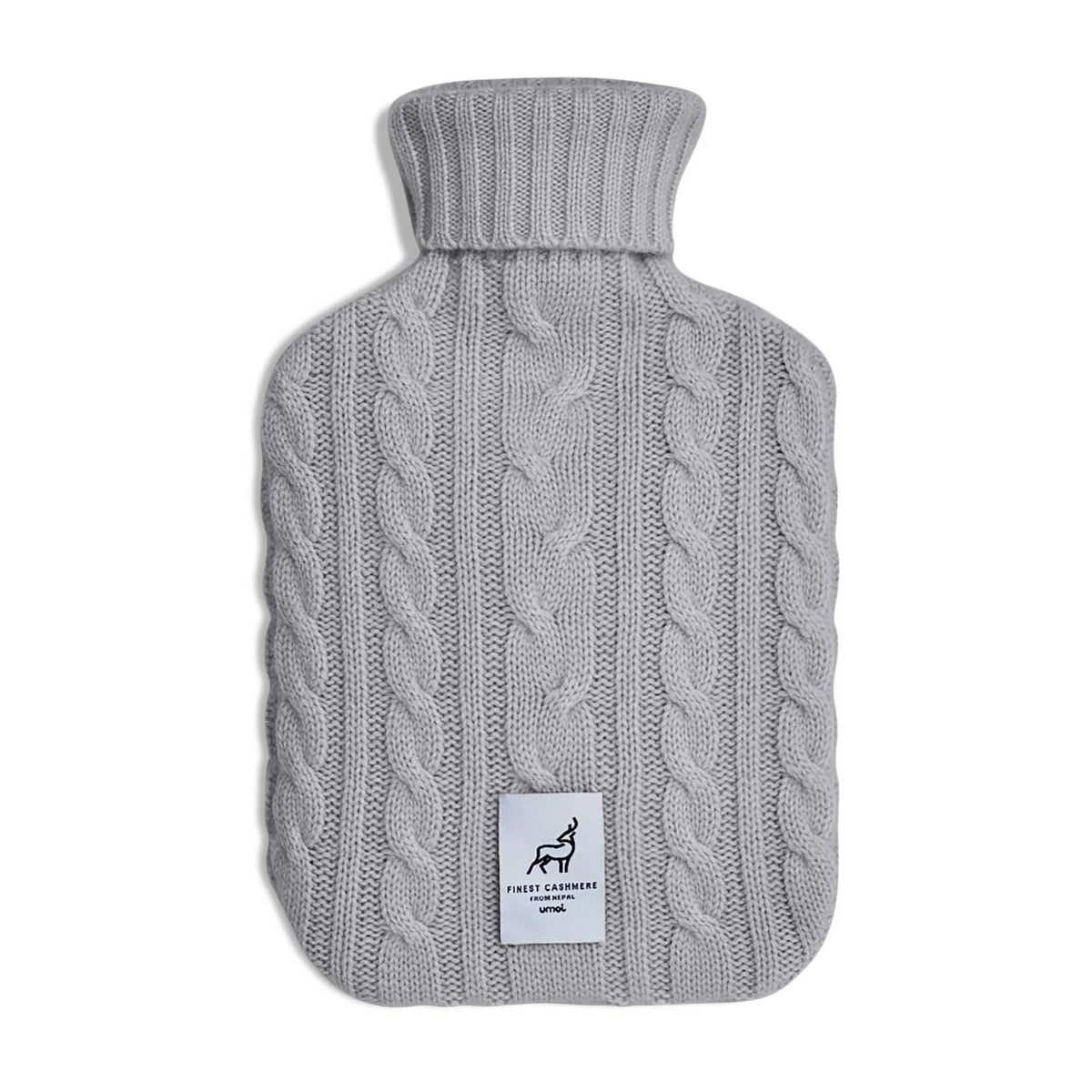 Kaschmir-Wärmflasche mit Merinowolle, 1,8 l