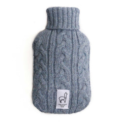 Wärmflasche mit Baby-Alpaka-Strickbezug, 1,8 l